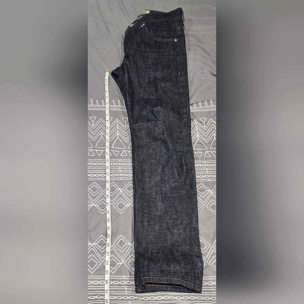 Naked & Famous Love And Peace Selvedge Straight Leg Men's Jeans Size 30 - Picture 3 of 10